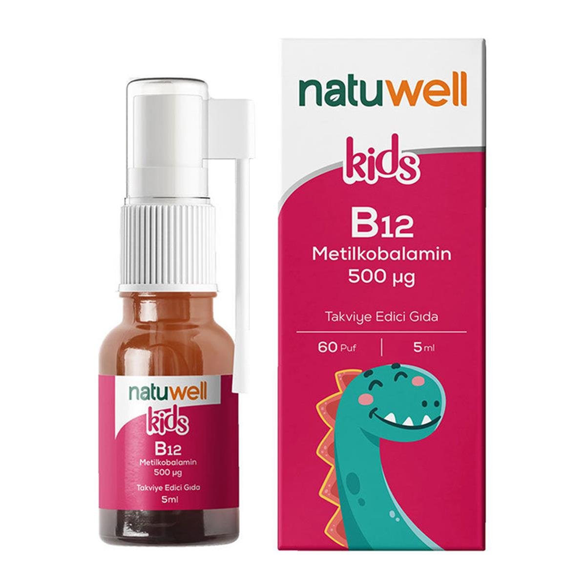 Natuwell Kids B12 Sprey 5 ml