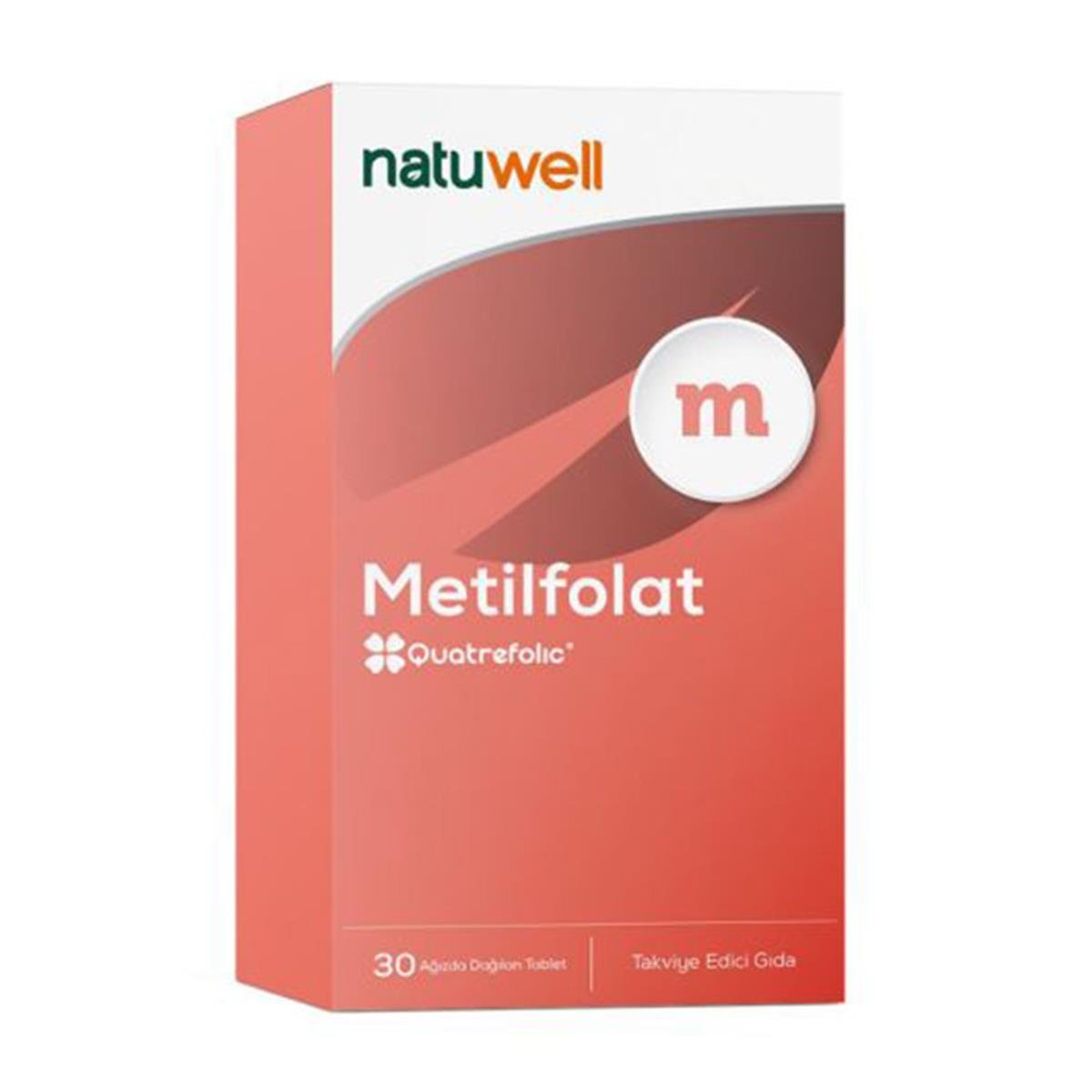 Natuwell Metilfolat 30 Tablet
