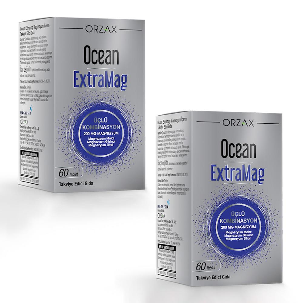 Ocean Extramag 60 Tablet - 2'li Paket | Vitamin Dolabı