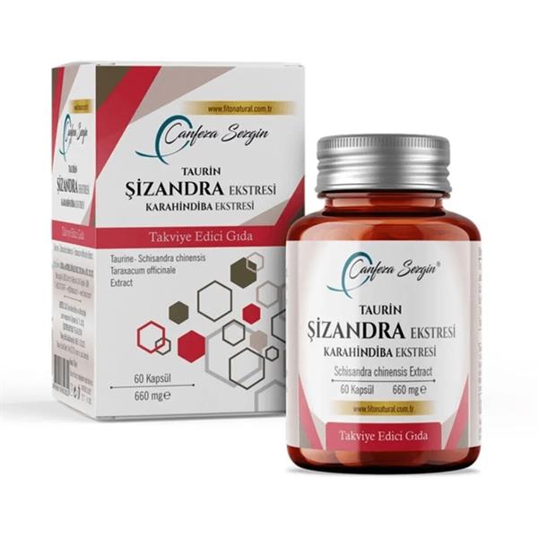 Canfeza Sezgin Taurin Şizandra Karahindiba Ekstresi 60 Kapsül Vitamin