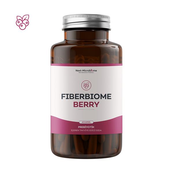 美容液 Berry Next-Microbiome Fiberbiome Berry Prebiyotik 60 Kapsül | Vitamin Dolabı