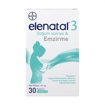 Elenatal 3 30 Kapsül | Vitamin Dolabı
