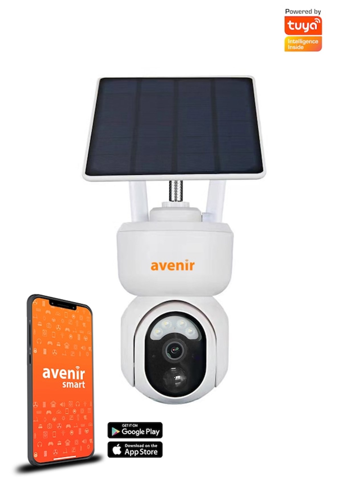 Avenir 4G Sim Kartlı App Kontrollü Güneş Enerjili Dış Ortam 360° Hareketli  Akıllı Kamera | POSBARKOD SYSTEMS