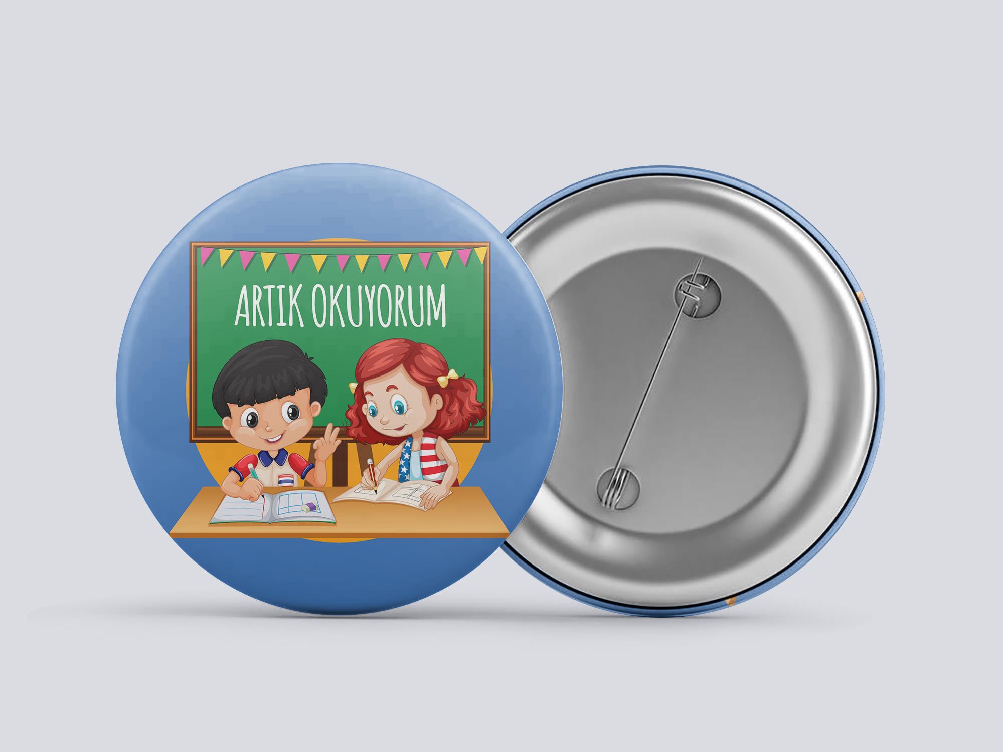 Artık Okuyorum Buton Rozet BT RZ 10