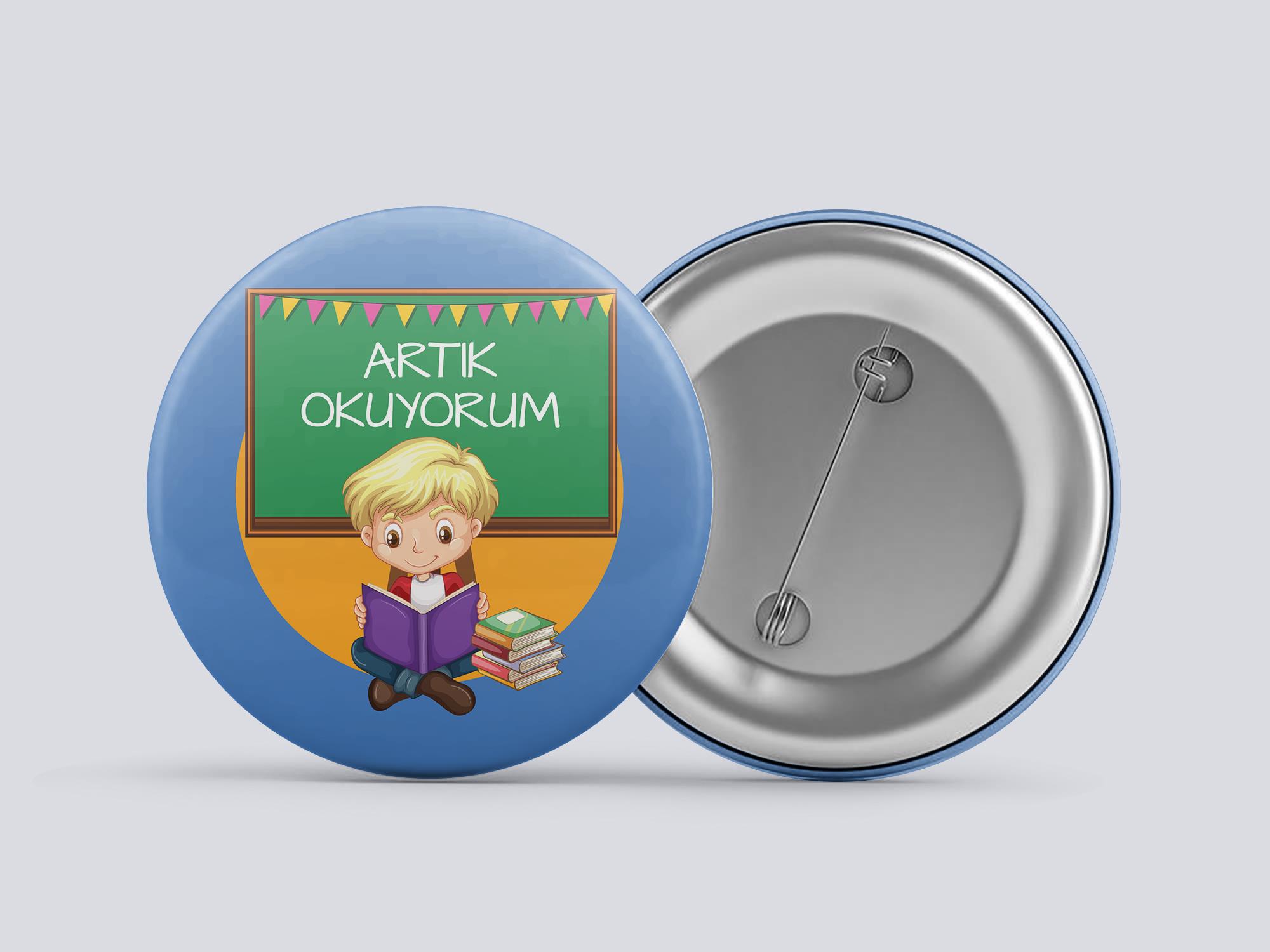 Artık Okuyorum Buton Rozet BT RZ 11