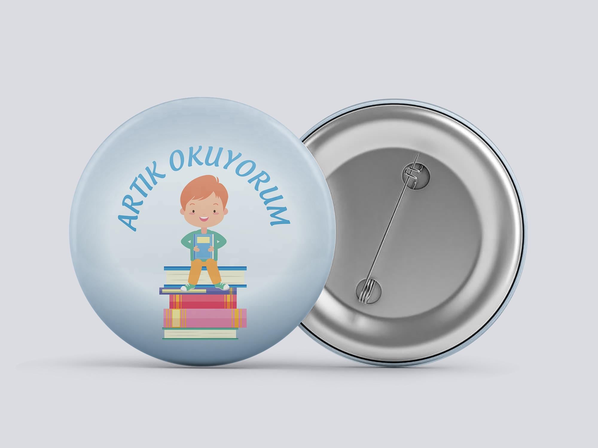 Artık Okuyorum Buton Rozet BT RZ 13