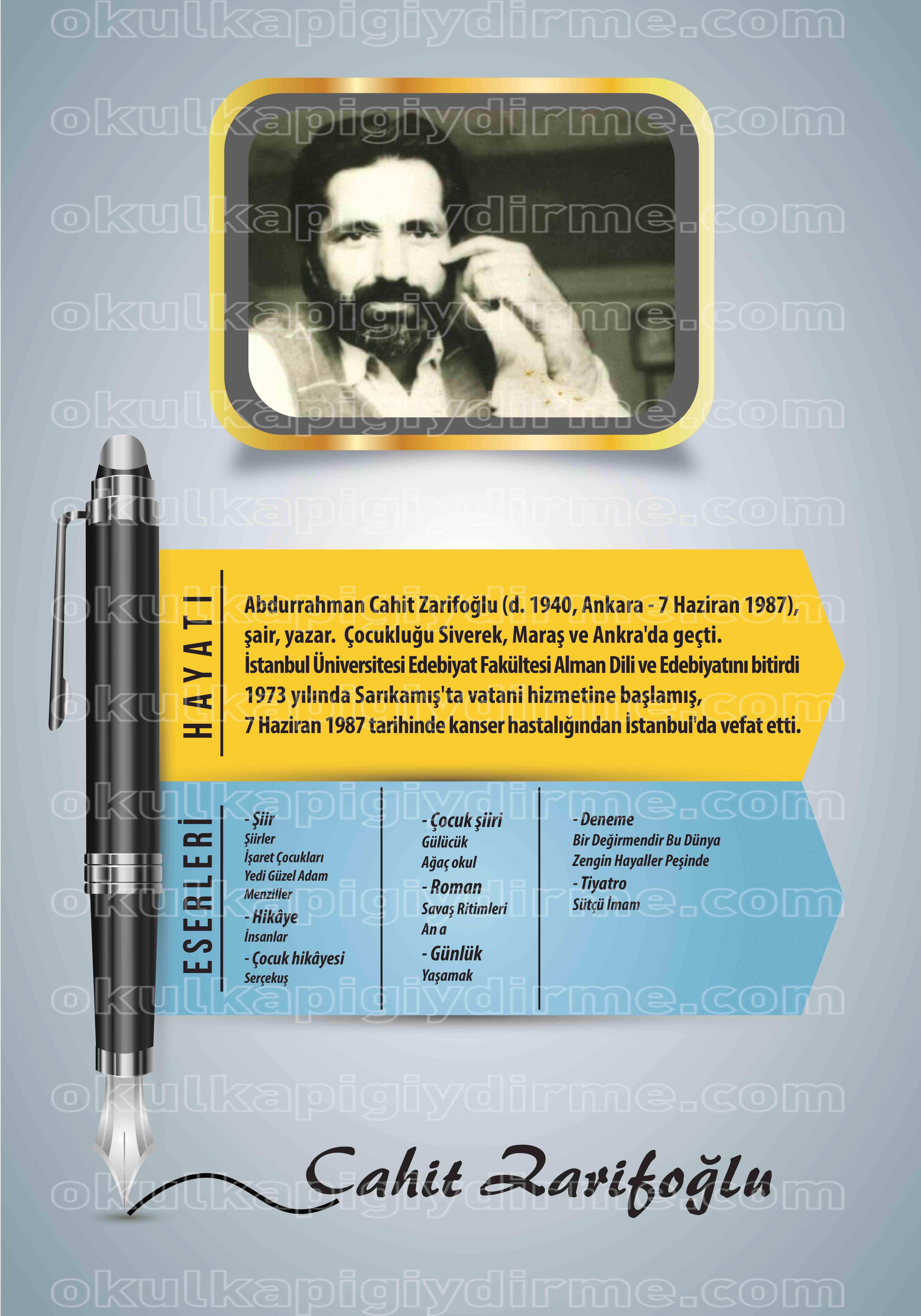 Cahit Zarifoğlu P SY 16