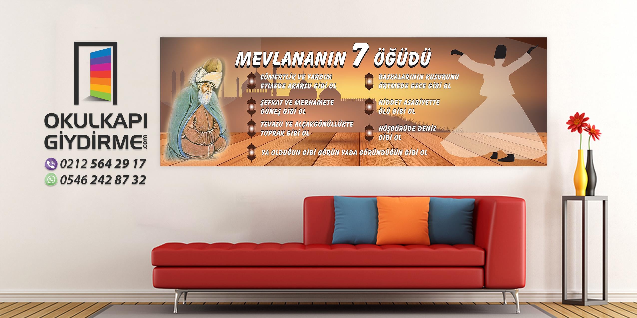 Duvar Giydirme Mevlana'nın 7 Öğüdü DG İSLM 09