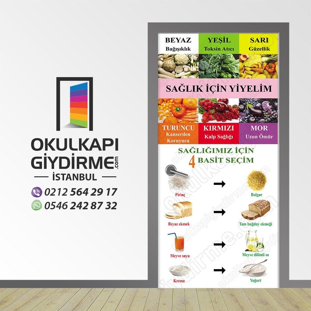 Kapı Giydirme  Sağlık İçin Yiyelim KG S 14