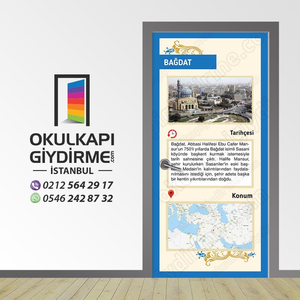 Kapı Giydirme Bağdat Şehri KG İH 100