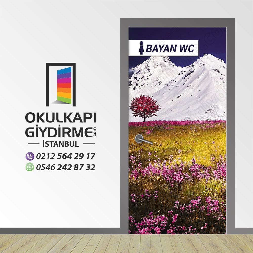 Kapı Giydirme Bay Bayan Wc KG WC 03