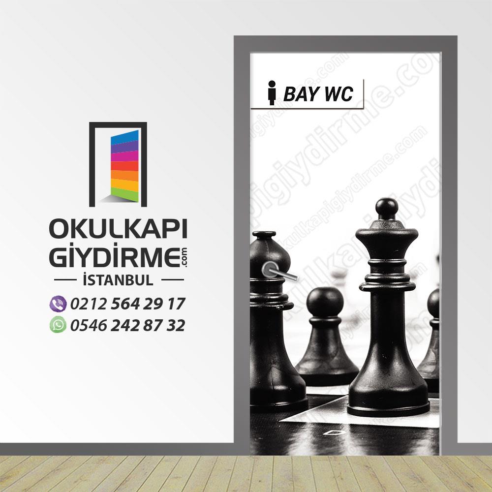 Kapı Giydirme Bay Bayan Wc KG WC 04