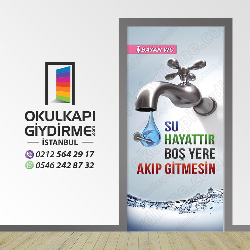 Kapı Giydirme Bay Bayan Wc KG WC 15