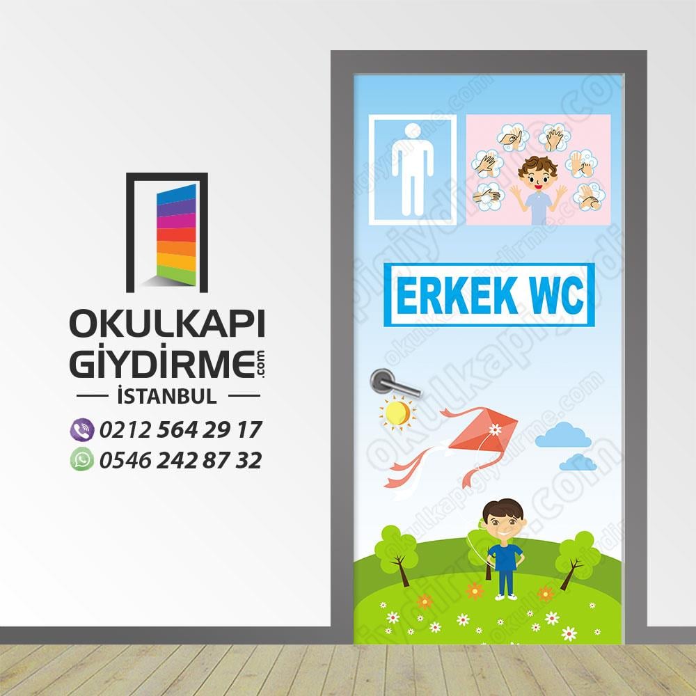 Kapı Giydirme Bay Bayan Wc KG WC 28