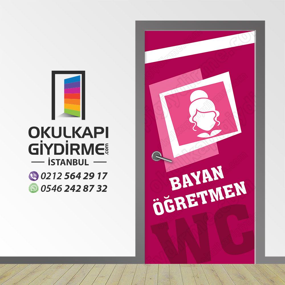 Kapı Giydirme Bay Bayan Wc KG WC 56