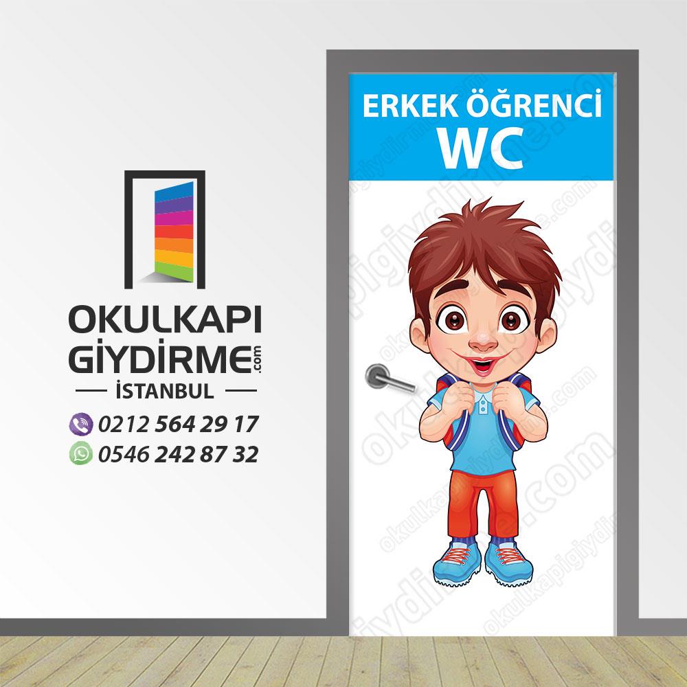 Kapı Giydirme Bay Bayan Wc KG WC 58