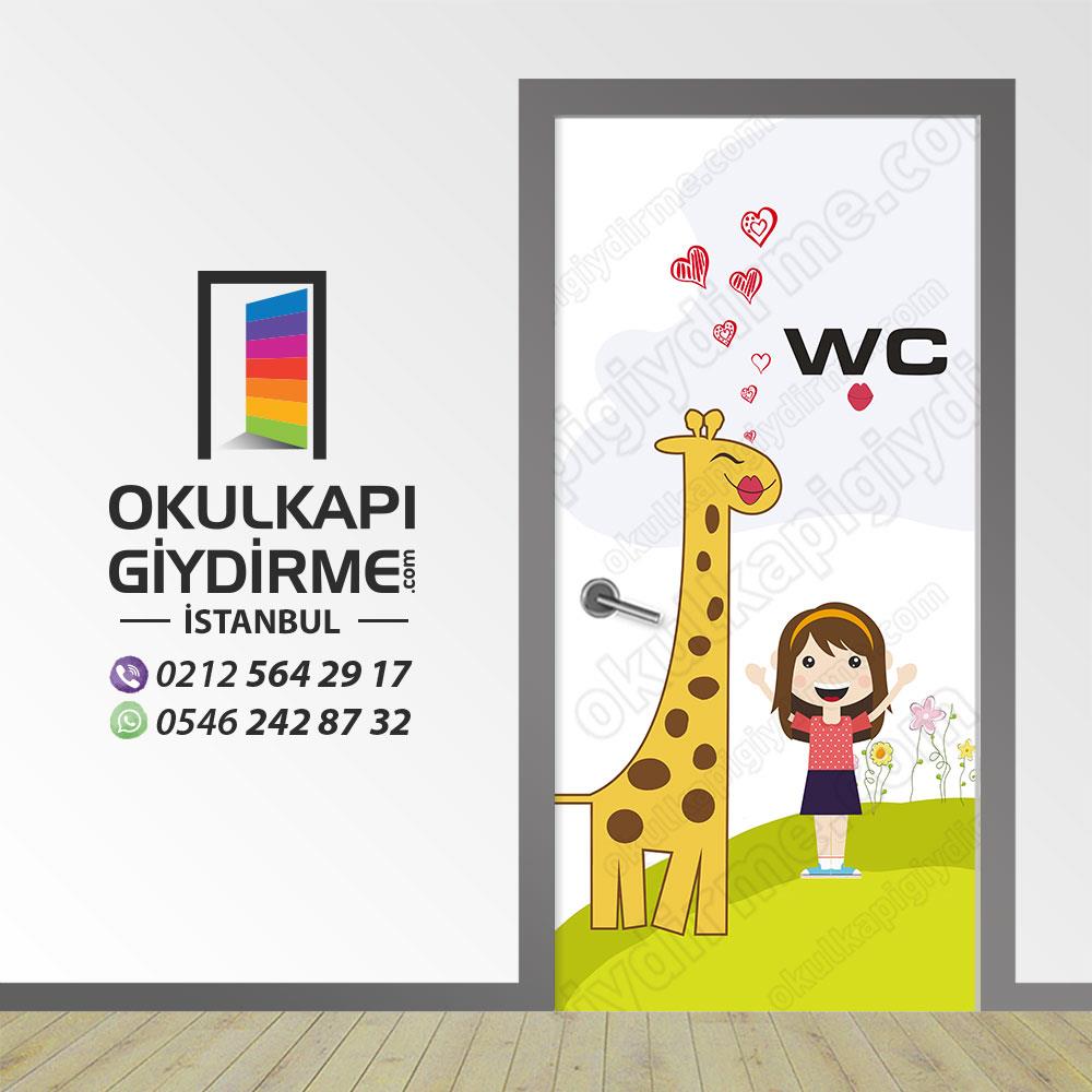 Kapı Giydirme Bay Bayan Wc KG WC 67