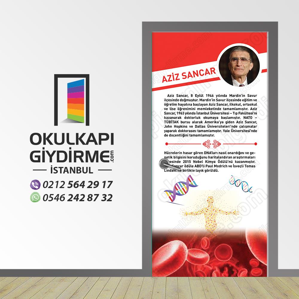 Kapı Giydirme Bilim İnsanları Aziz Sancar KG Bİ 70
