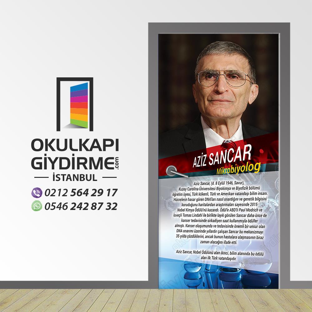 Kapı Giydirme Bilim İnsanları Aziz Sancar KG Bİ 50