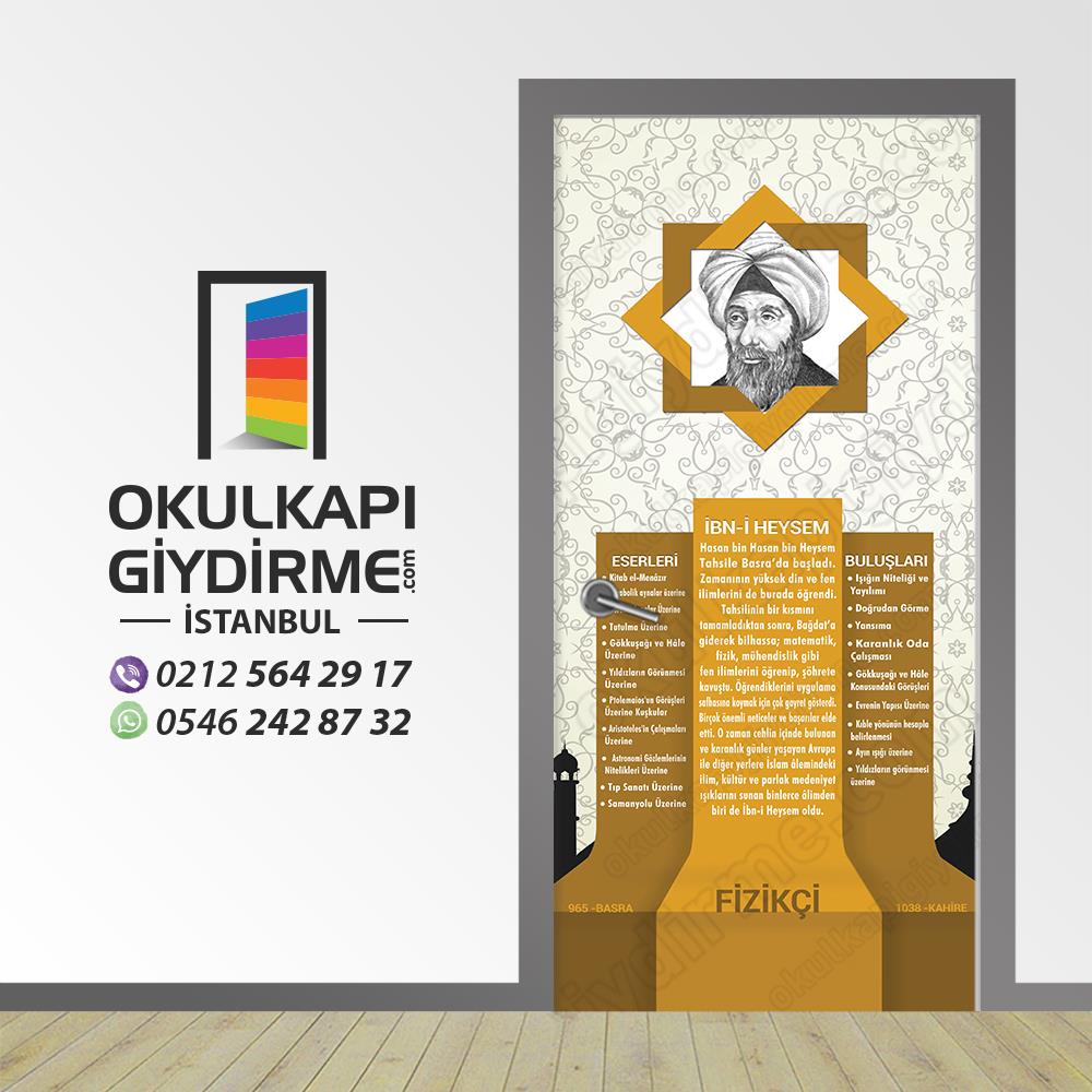 Kapı Giydirme Bilim İnsanları İbni Heysem KG Bİ 09