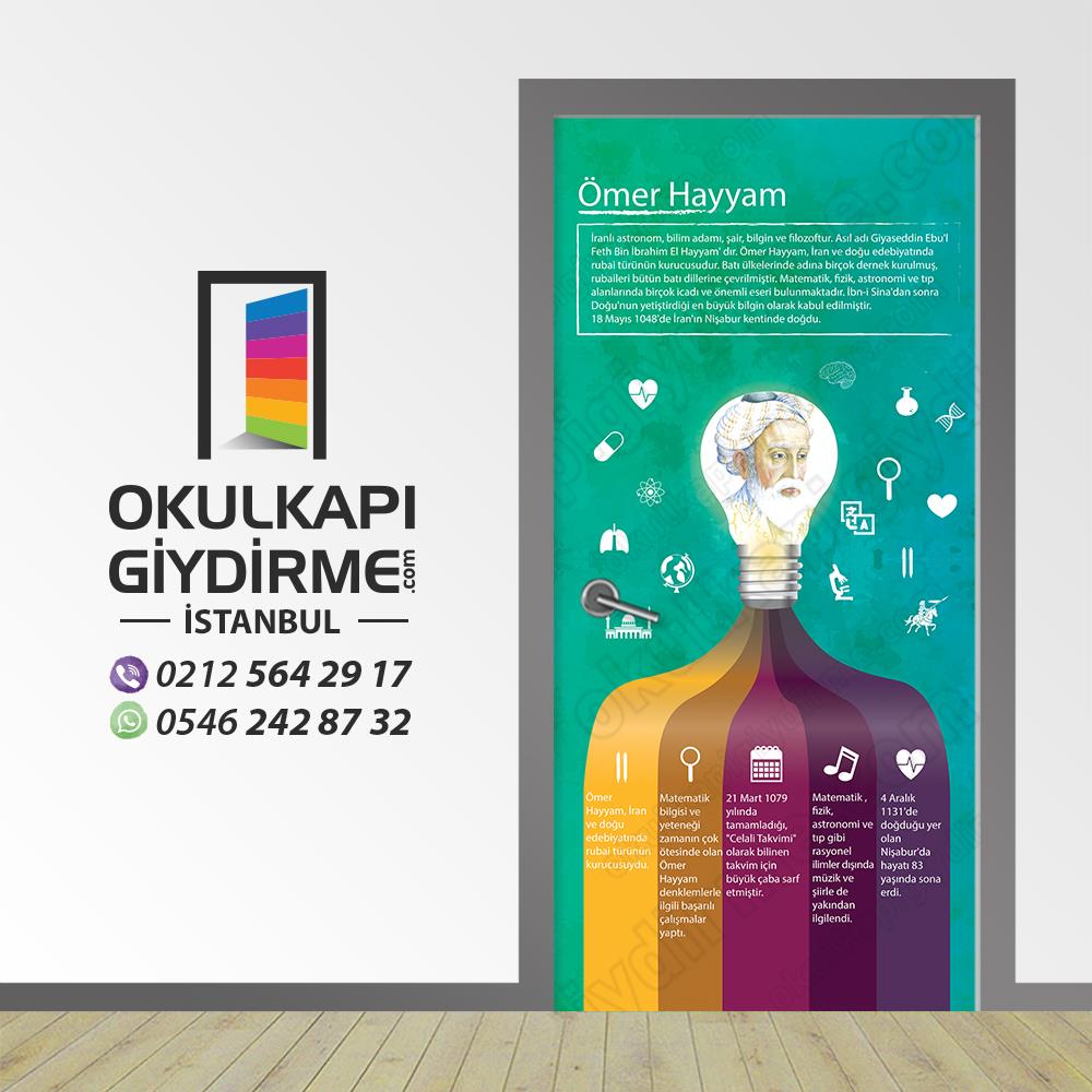 Kapı Giydirme Bilim İnsanları Ömer Hayyam KG Bİ 63