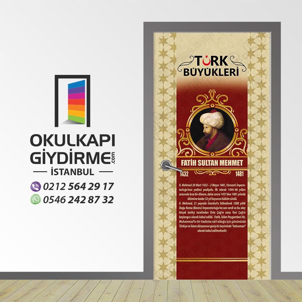 Kapı Giydirme Fatih Sultan Mehmet KG TB 09