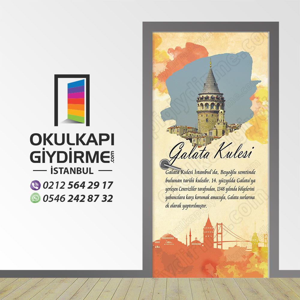 Kapı Giydirme Galata Kulesi KG İK 14