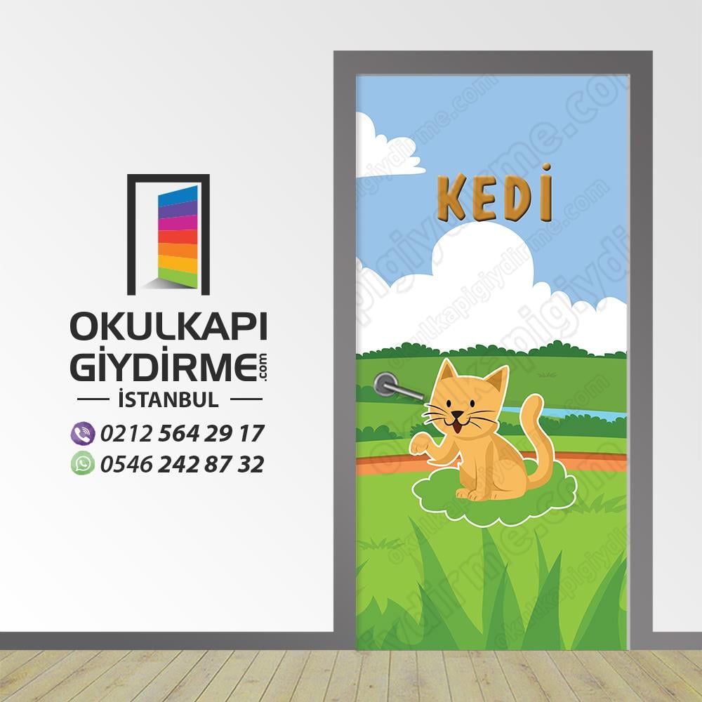 Kapı Giydirme Kedi KG HK 09