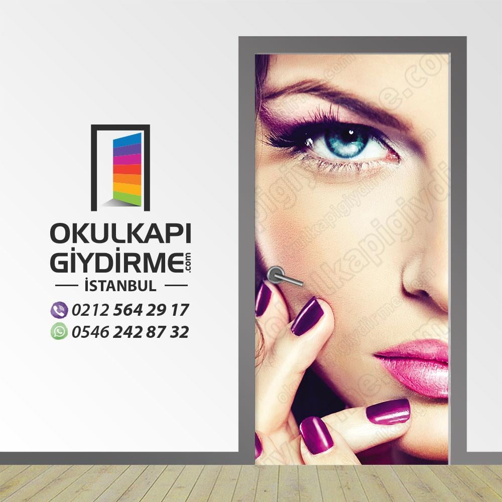 Kapı Giydirme Kuaför Bayan KG KB 03