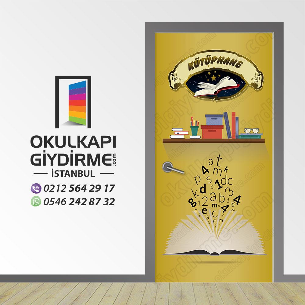Kapı Giydirme Kütüphane KG KÜ 06