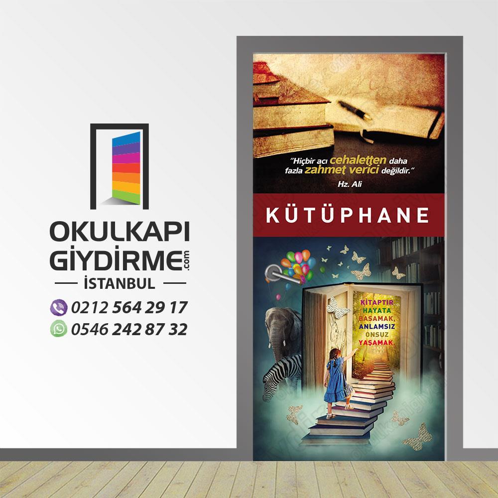 Kapı Giydirme Kütüphane KG KÜ 07