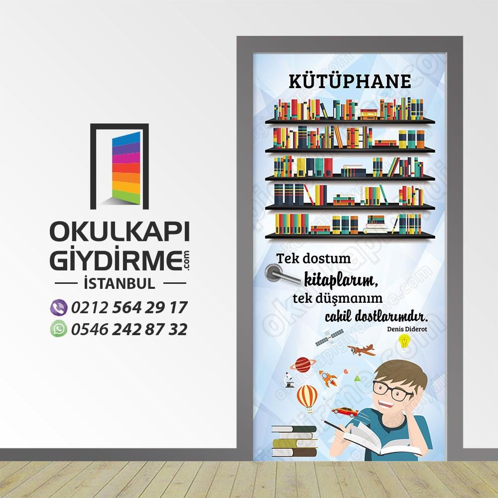 Kapı Giydirme Kütüphane KG KÜ 10