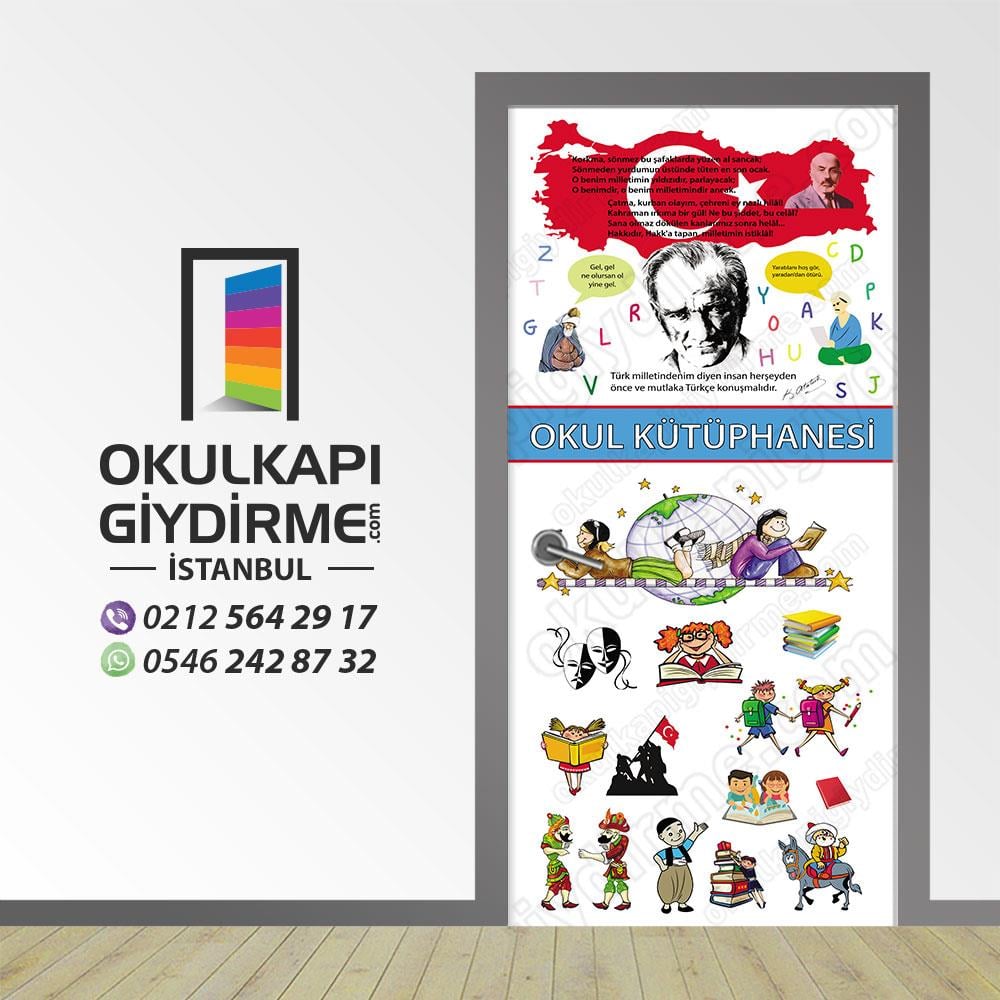 Kapı Giydirme Kütüphane KG KÜ 13