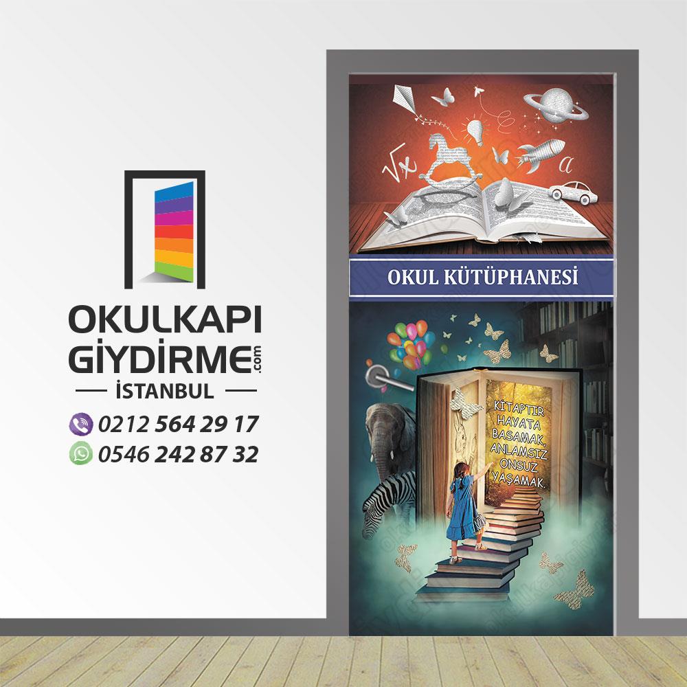 Kapı Giydirme Kütüphane KG KÜ 14
