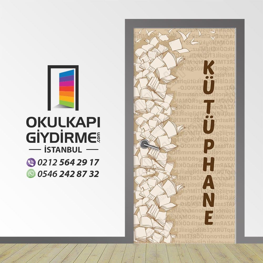 Kapı Giydirme Kütüphane KG KÜ 40
