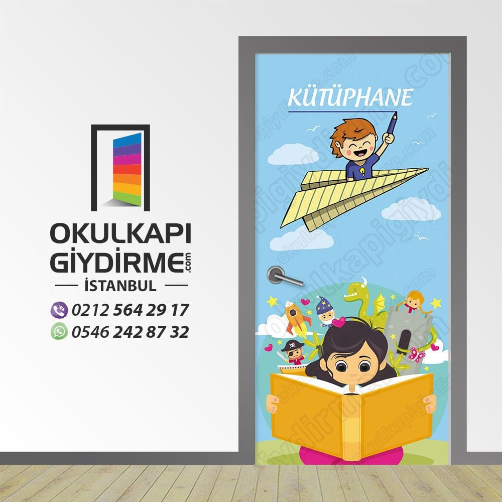 Kapı Giydirme Kütüphane KG KÜ 57
