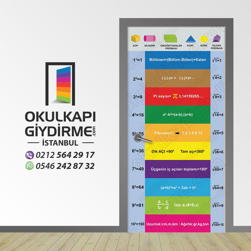 Kapı Giydirme Matematik KG MAT 34