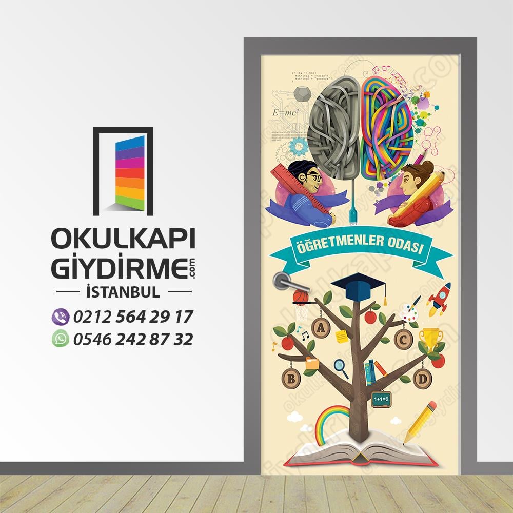 Kapı Giydirme Öğretmenler Odası  KG İD 124
