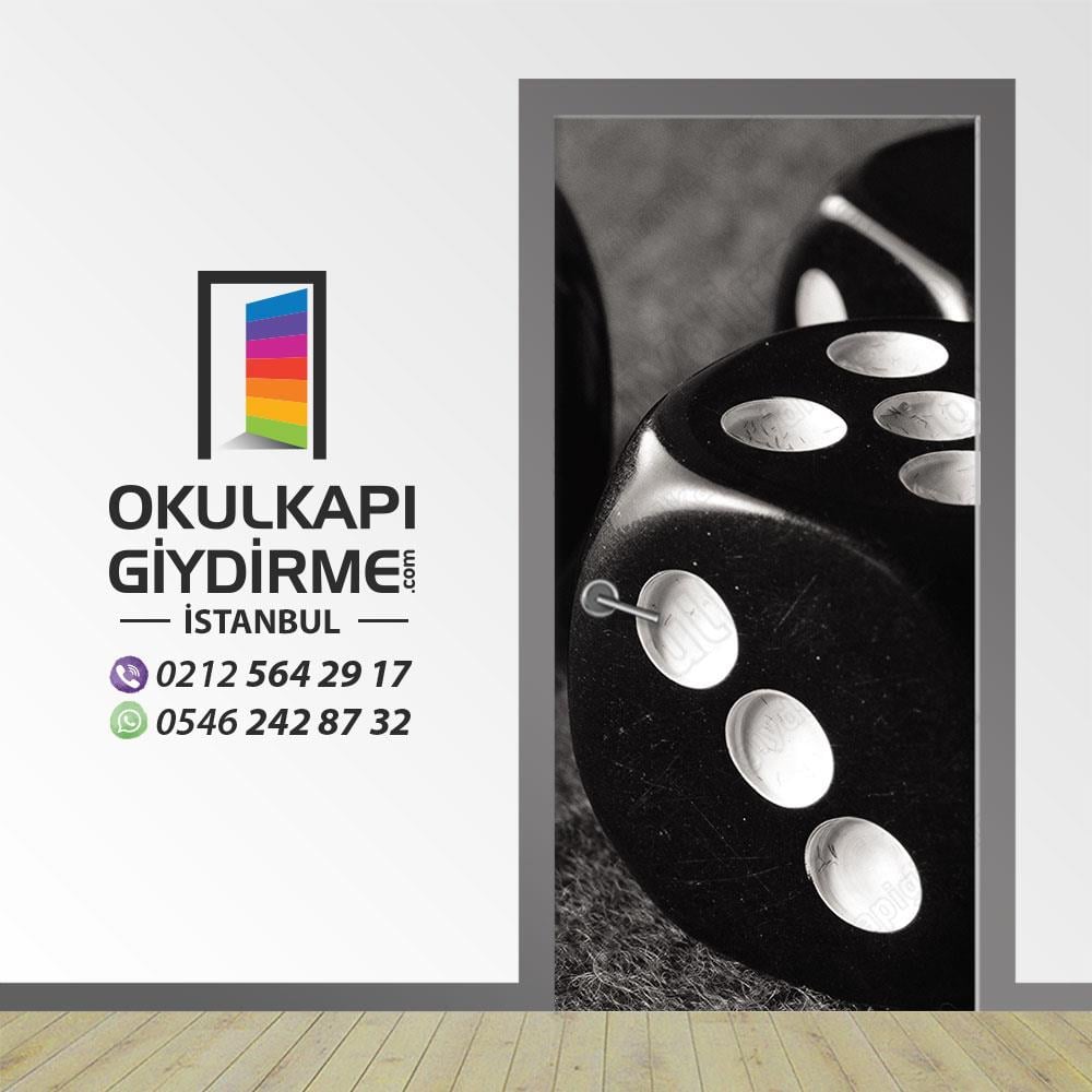 Kapı Giydirme Siyah Beyaz KG SB 01