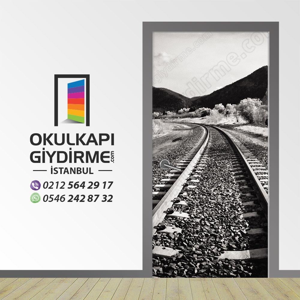 Kapı Giydirme Siyah Beyaz KG SB 02