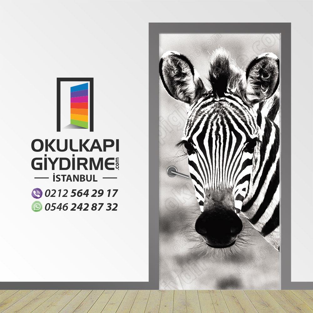 Kapı Giydirme Siyah Beyaz KG SB 04