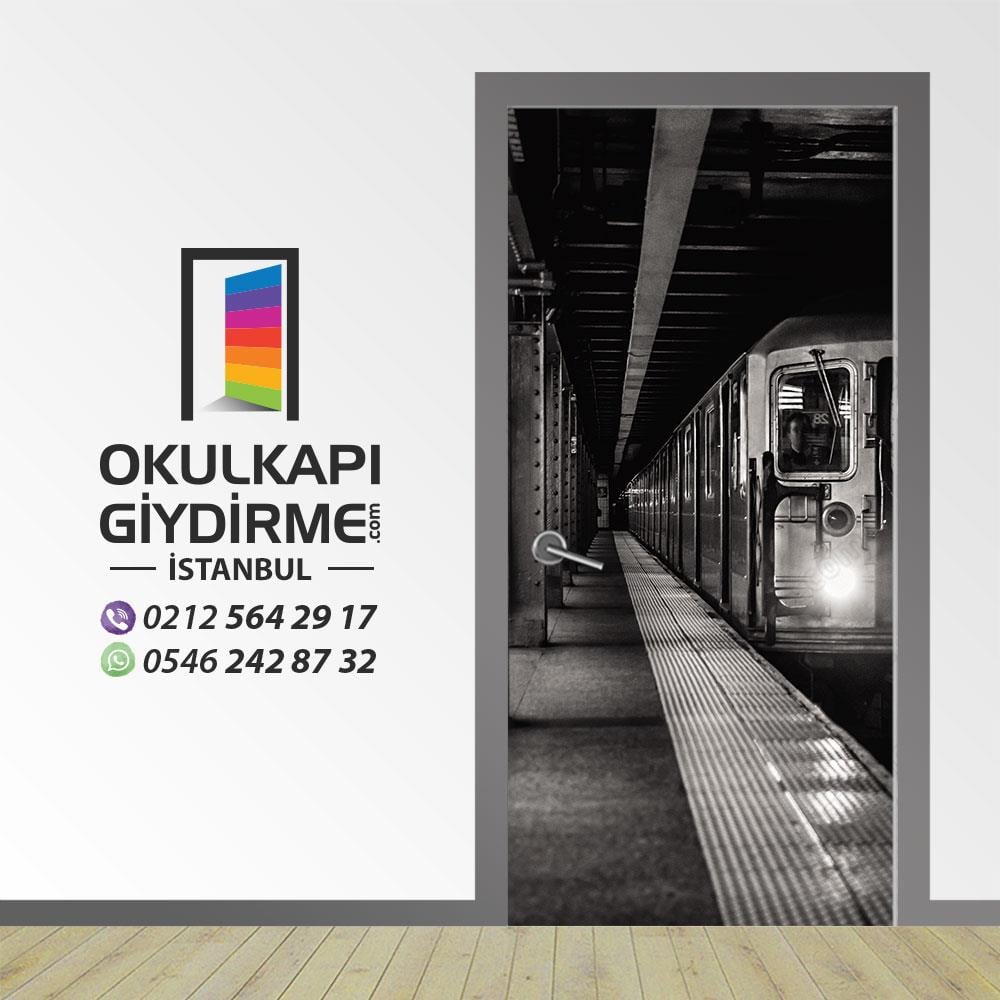 Kapı Giydirme Siyah Beyaz KG SB 05