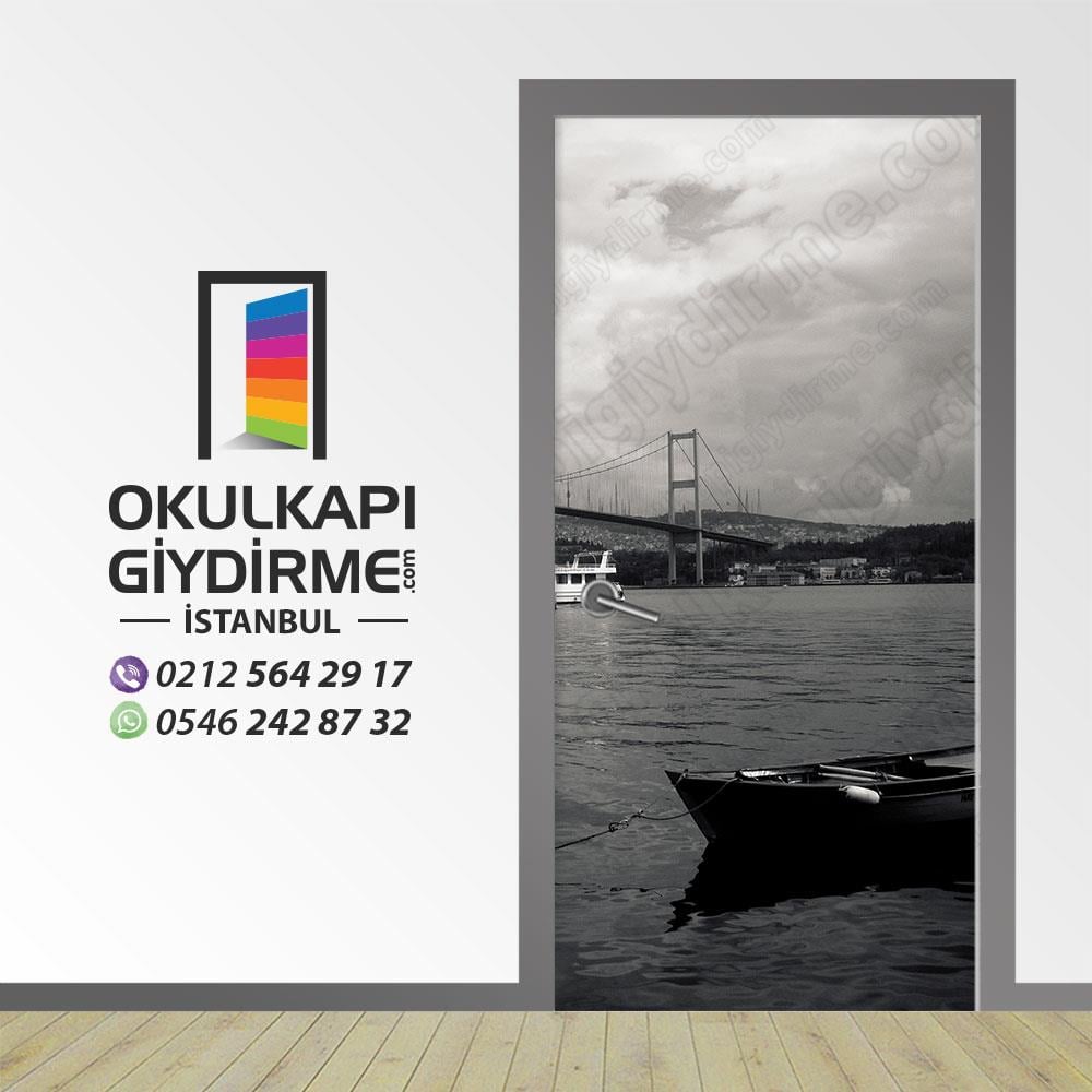 Kapı Giydirme Siyah Beyaz KG SB 06