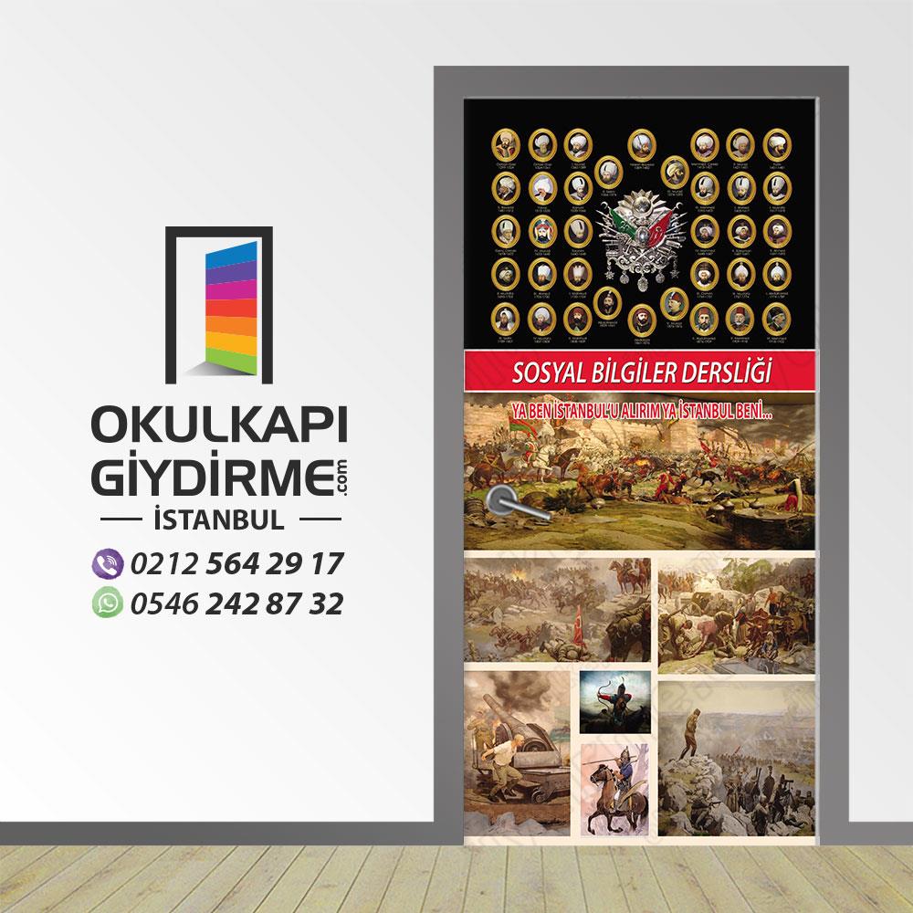 Kapı Giydirme Sosyal Bilgiler Sınıfı KG SOS 18