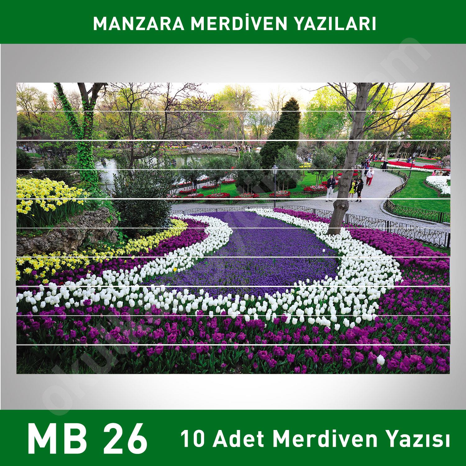 Merdiven Yazıları Manzara MB 026