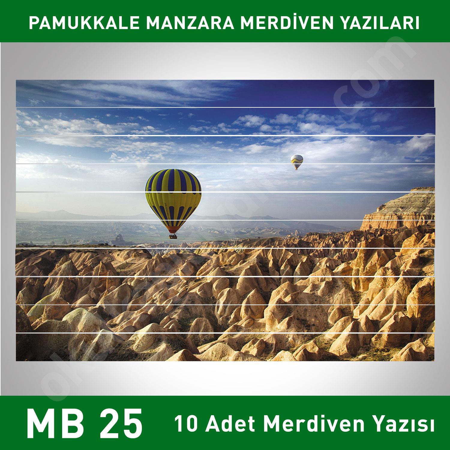 Merdiven Yazılarıı Manzara MB 025