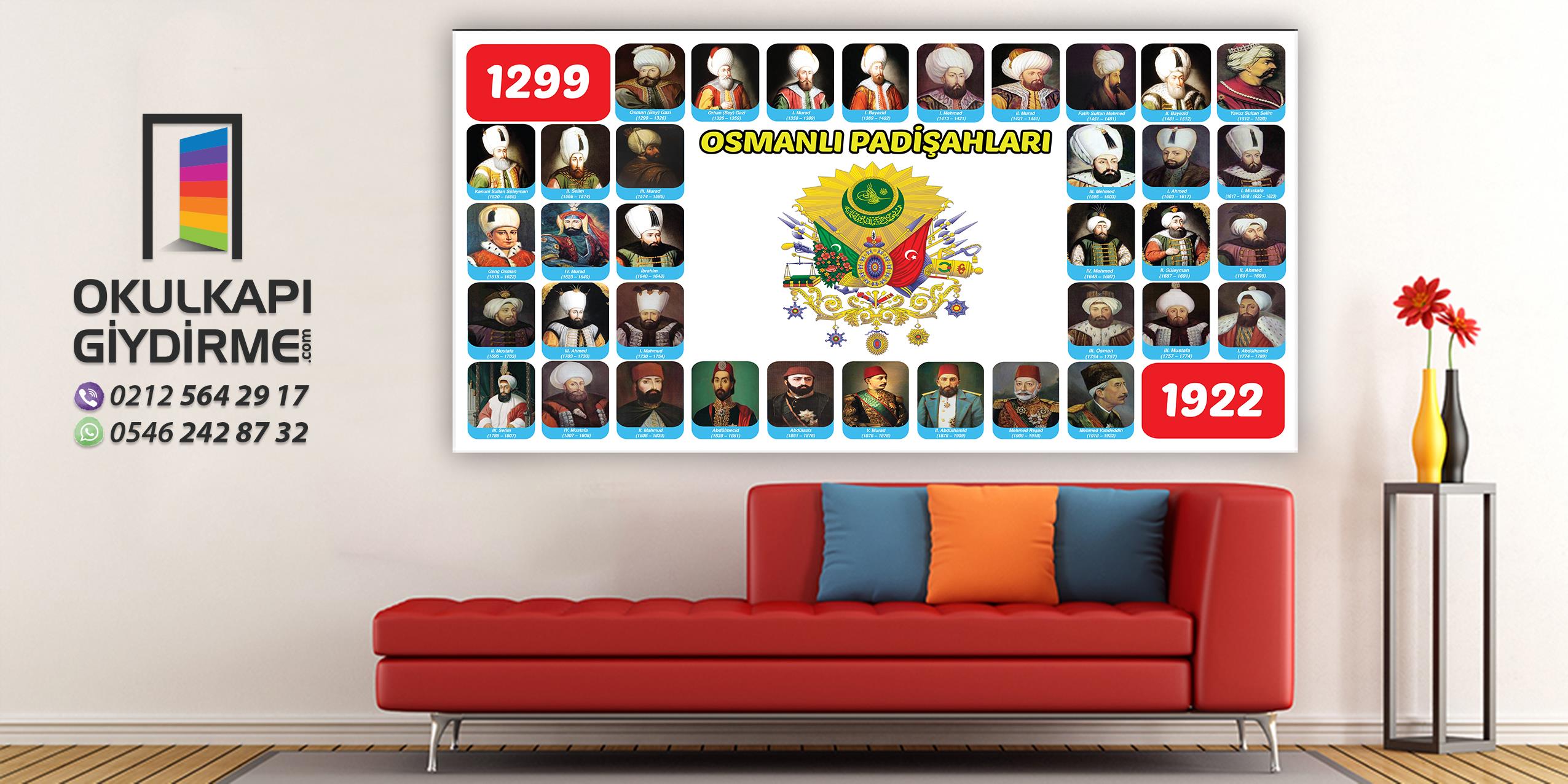 Osmanlı Padişahları Yazı DG TŞ 11