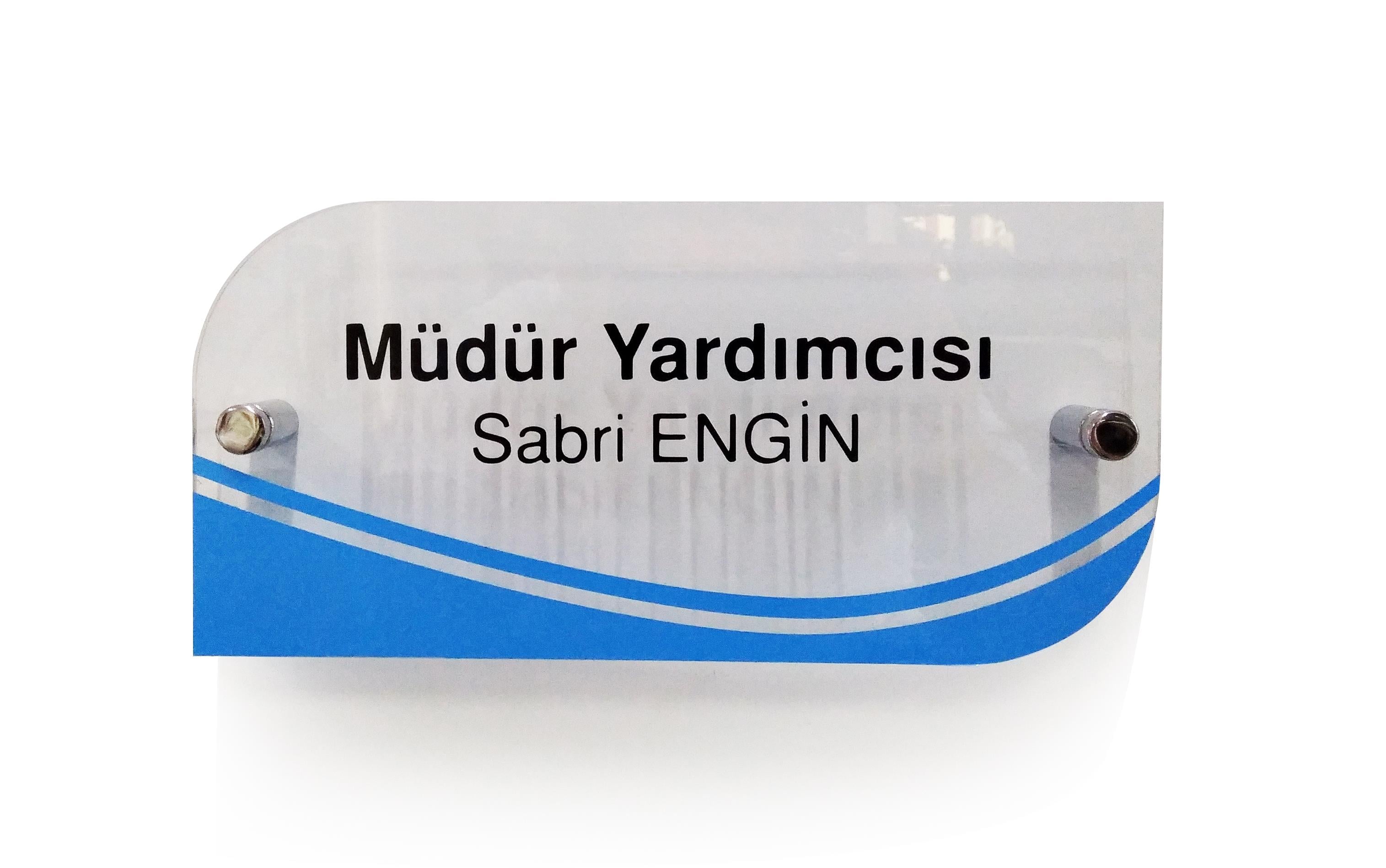 Pleksi Kapı İsimliği P KİS 02