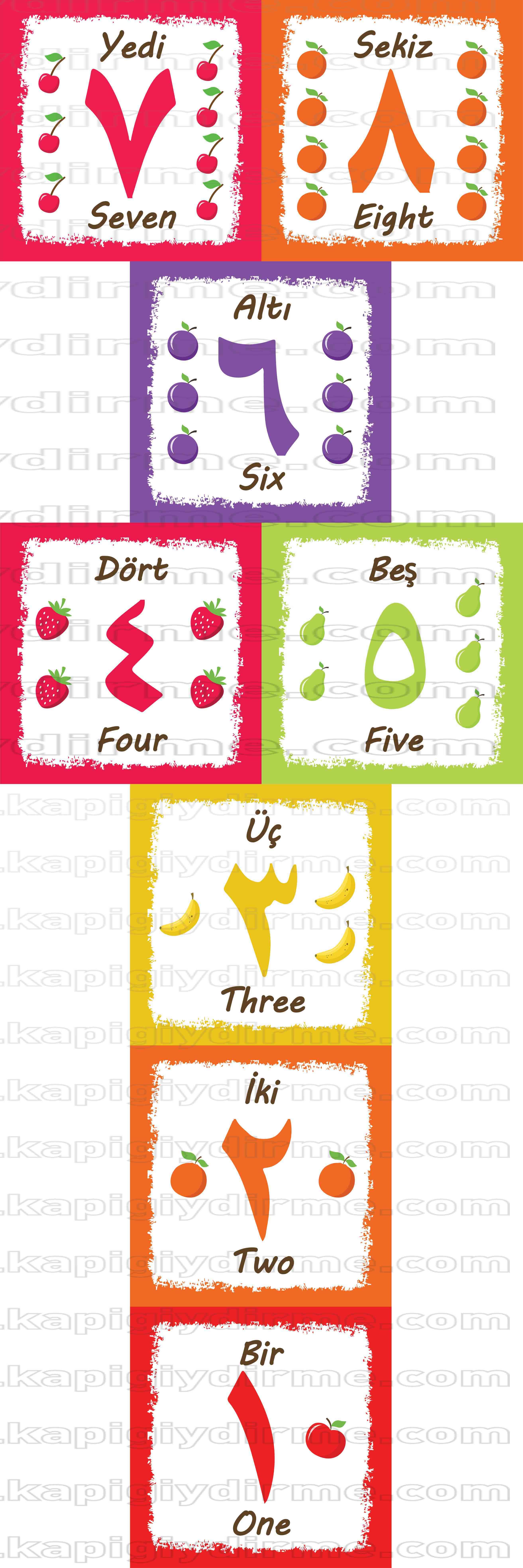 Seksek Rakamlar Arapça YU S 02