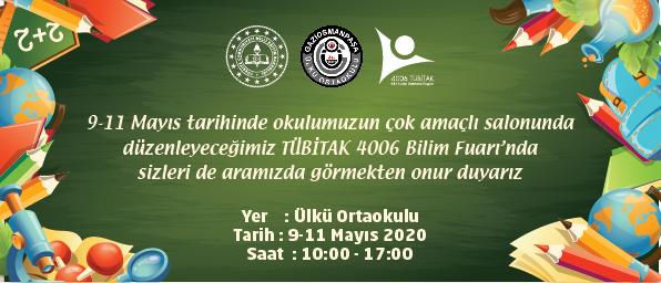 Tübitak Bilim Fuarı Davetiye BFDA 05